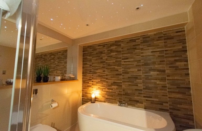 Master Suite Bathoom with Twinkle Ceiling