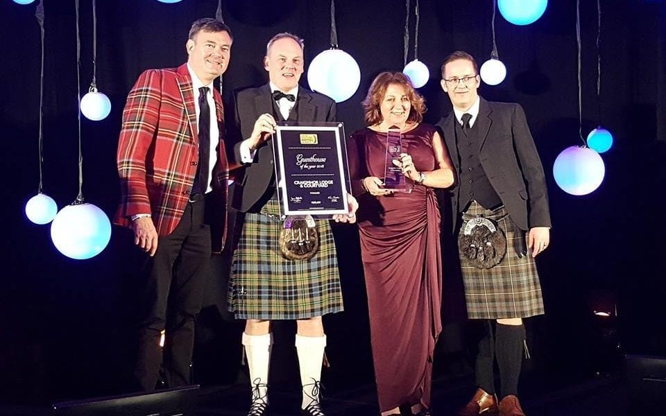 Craigmhor Lodge & Courtyard in Pitlochry wins award for best Guest House in Scotland